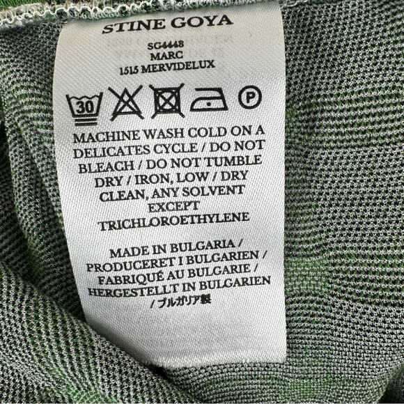 Stine Goya Marc Pants Womens Small Green  Retro Check Pull On Trousers - Picture 9 of 12